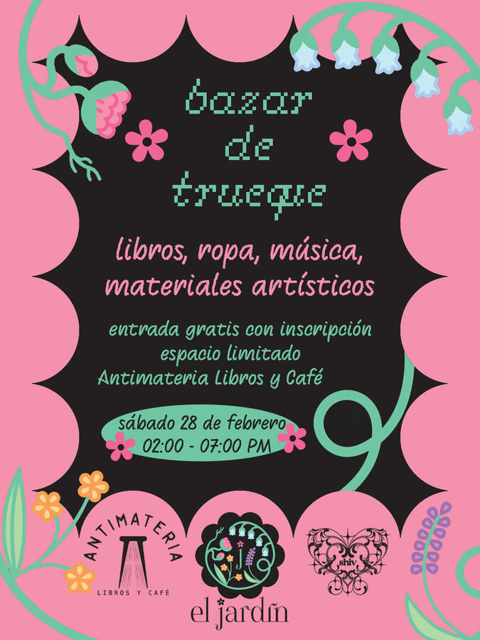 bazar de trueque: 28 de febrero